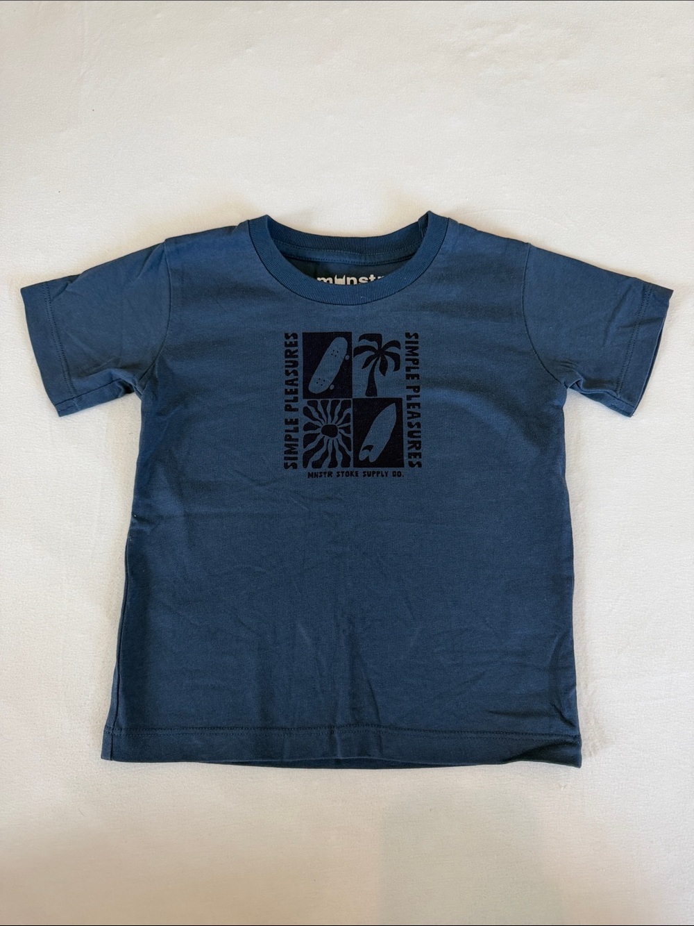 Munster Kids Surf Graphic Short Sleeve Tee Size 2